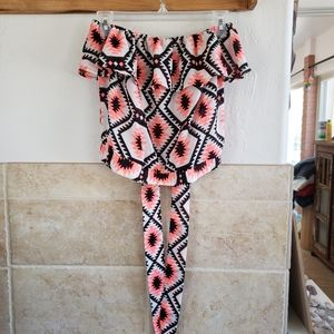 Neon Tribal Crop Top